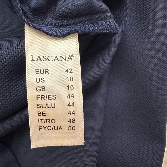 Lascana Shirt dress embroidered in marine blue. - Picture 6 of 10